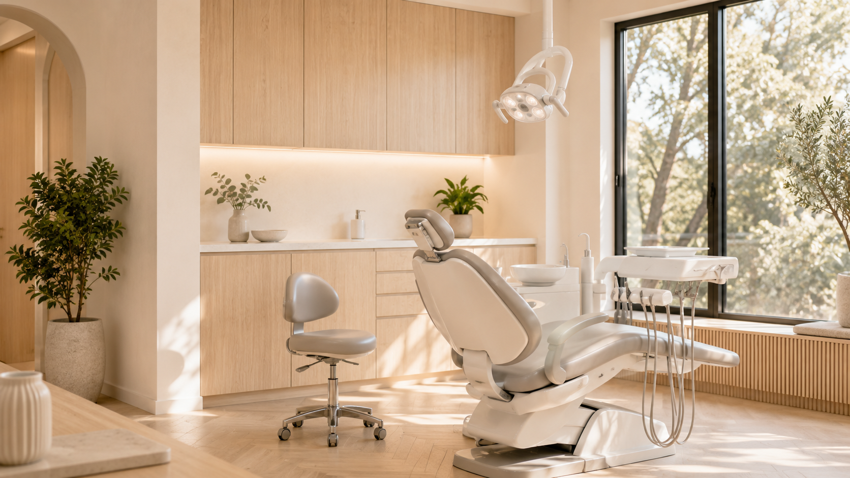 Inside a treatment surgery at Cymru Dental